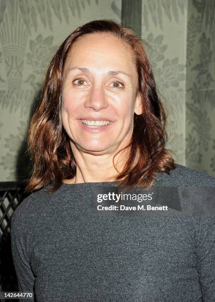 Cast member Laurie Metcalf attends an after party celebrating the press night performance of 'Long Day's Journey Into Night', playing at The Apollo...