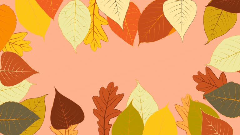 Fall Moving Background Animation of autumn colorful foliage moving 동영상 (1426457113) - 게티이미지뱅크
