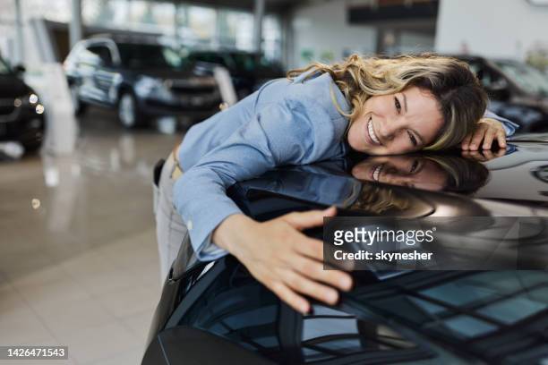 i love my new car! - dealership stock pictures, royalty-free photos & images
