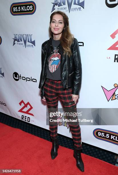 Nadia Lanfranconi attends "The Anvil Experience Live" at Saban Theatre on September 22, 2022 in Beverly Hills, California.