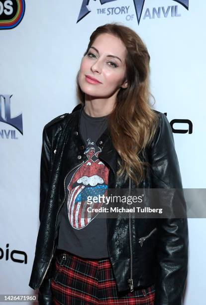 Nadia Lanfranconi attends "The Anvil Experience Live" at Saban Theatre on September 22, 2022 in Beverly Hills, California.