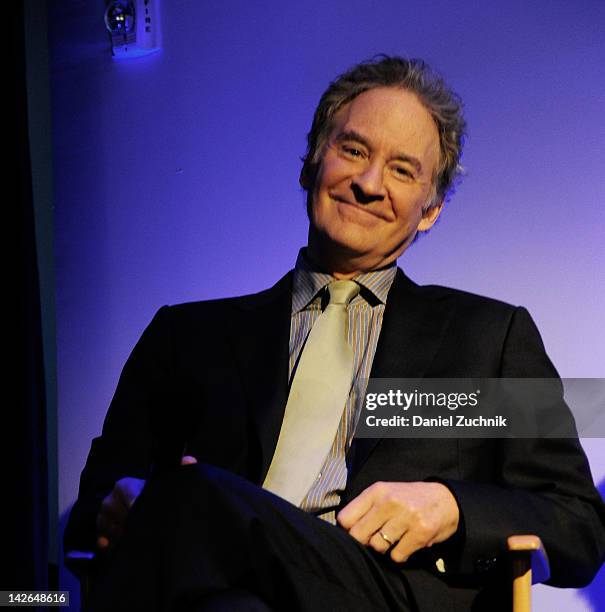 Actor Kevin Kline attends Meet the Filmmakers: Kevin Kline and Lawrence Kasdan at Apple Store Soho on April 10, 2012 in New York City.