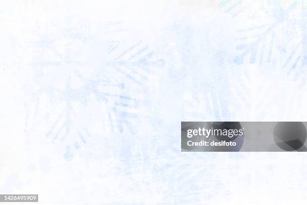 eine horizontale kreative himmlisch helle himmelblaue weihnachtshintergründe mit weihnachtsthema schneeflockenformen als wasserzeichen - wasserzeichen stock-grafiken, -clipart, -cartoons und -symbole