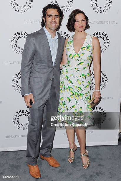 Actress Ashley Judd and husband Dario Franchitti arrive at The Paley Center for Media premiere screening of "Missing" at The Paley Center for Media...
