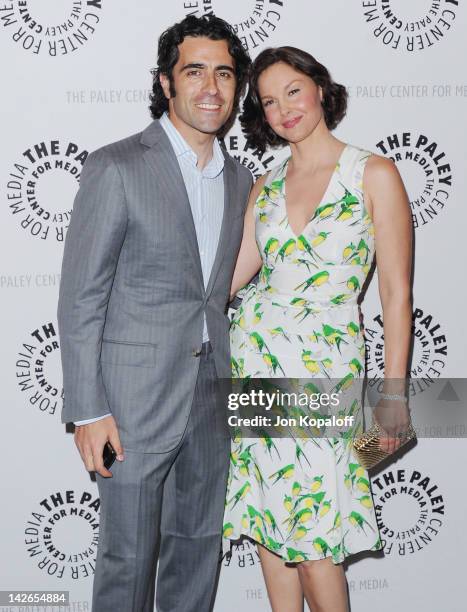 Actress Ashley Judd and husband Dario Franchitti arrive at The Paley Center for Media premiere screening of "Missing" at The Paley Center for Media...