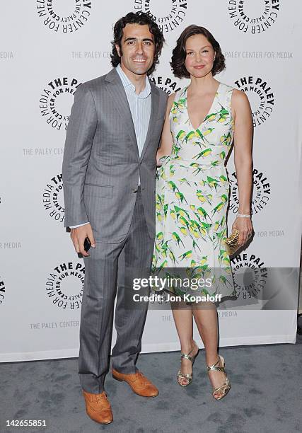 Actress Ashley Judd and husband Dario Franchitti arrive at The Paley Center for Media premiere screening of "Missing" at The Paley Center for Media...