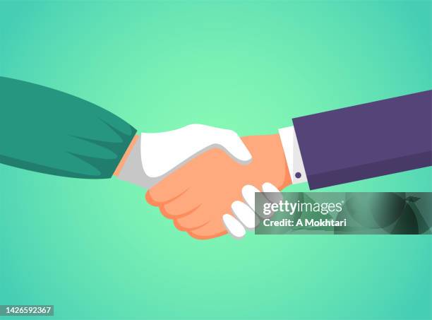 agreement between doctor and patient... - medical partnership stock illustrations