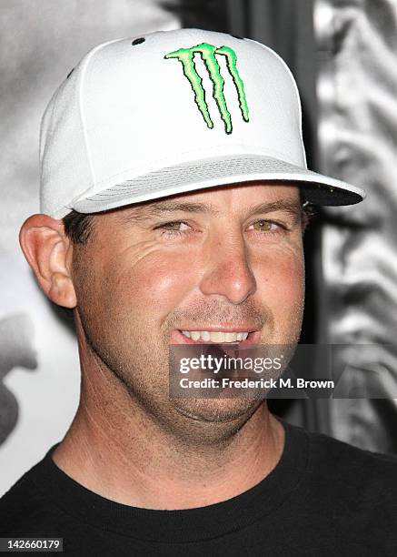 Skateboarder Jeremy McGrath attends the Screening of "Waiting For Lighting" at the ArcLight Cinerama Dome on April 10, 2012 in Hollywood, California.