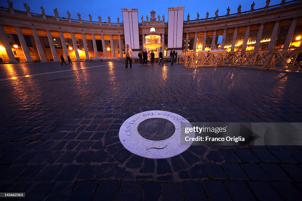 Restoration Of Gian Lorenzo Bernini's  Colonnade In St. Peter's Square