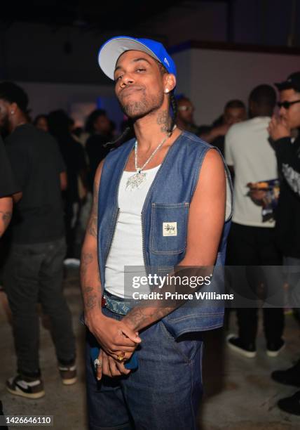 Reese Laflare attends Dess Dior EP Release Party on September 22, 2022 in Atlanta, Georgia.