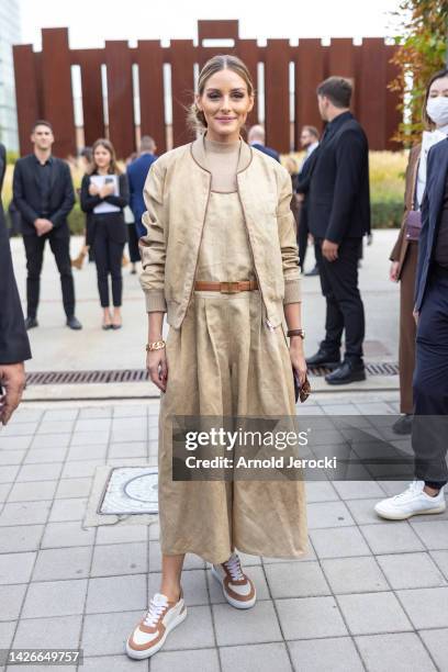 Olivia Palermo is seen during the Milan Fashion Week - Womenswear Spring/Summer 2023 on September 23, 2022 in Milan, Italy.