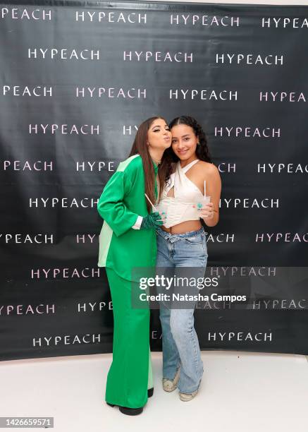 Rachel Haas and Autumn Maschi celebrate the grand opening of Hypeach on September 22, 2022 in West Hollywood, California.