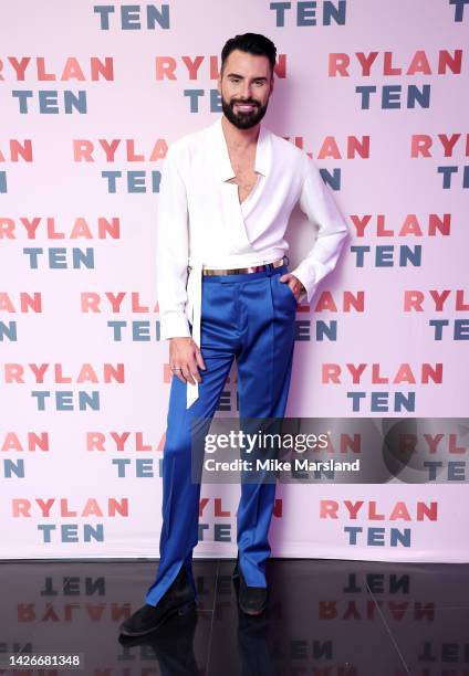 Rylan Clark attends the launch of his new book "Ten: The Decade That Changed My Future" at the BT Tower on September 23, 2022 in London, England.