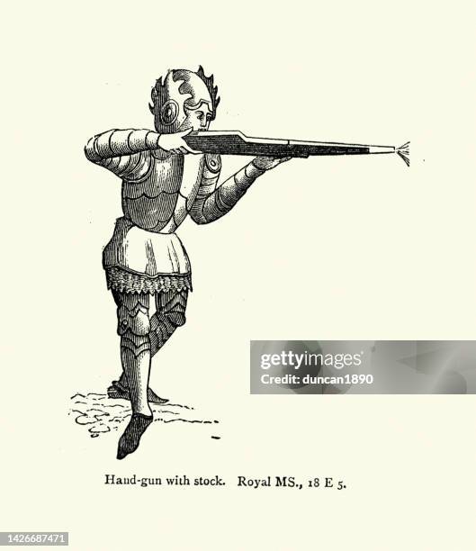 Earliest Rifle Drawing 466 Man Shooting Gun Drawing Stock Photos, High-Res Pictures, and ...