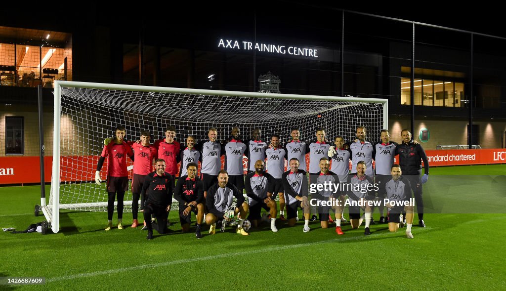 Liverpool Legends Training Session
