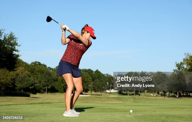 Gaby Lopez of Mexico during the first round of the Walmart NW Arkansas Championship Presented by P&G at Pinnacle Country Club on September 23, 2022...