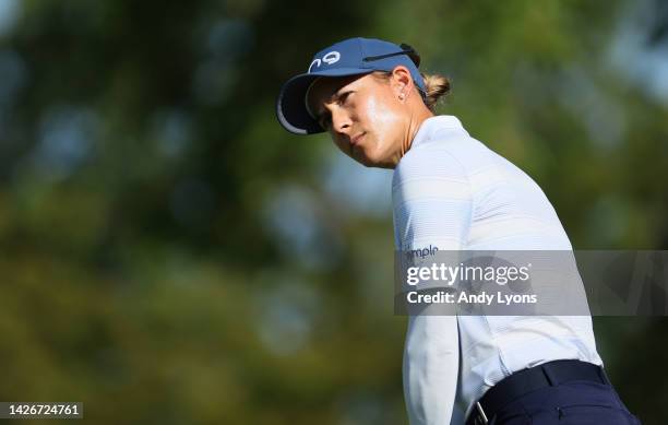 Azahara Munoz of Spain during the first round of the Walmart NW Arkansas Championship Presented by P&G at Pinnacle Country Club on September 23, 2022...