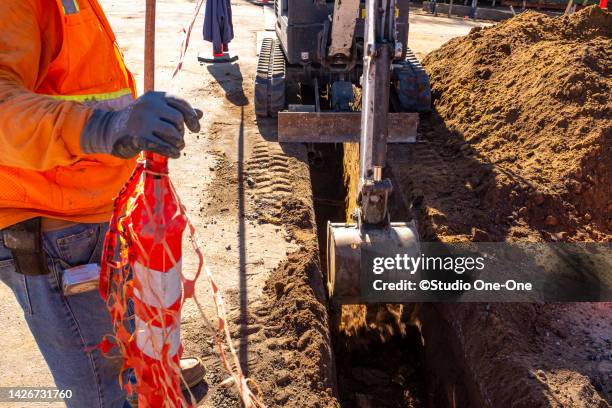 digging - excavated stock pictures, royalty-free photos & images