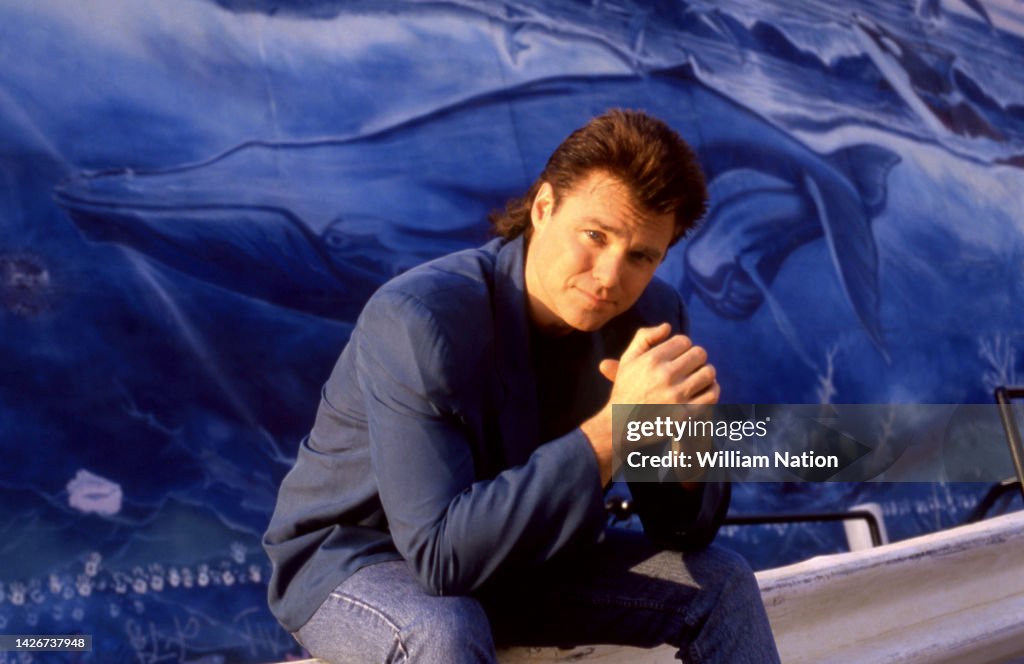 American film, stage, and television actor Greg Evigan, poses for a