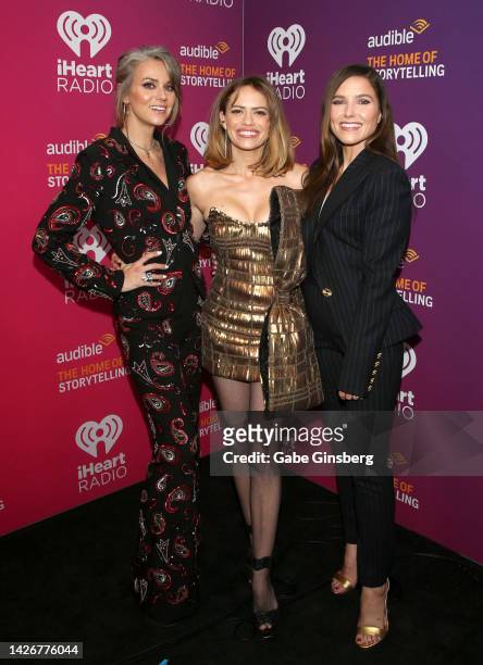 Hilarie Burton, Bethany Joy Lenz, and Sophia Bush attend the 2022 iHeartRadio Music Festival at T-Mobile Arena on September 23, 2022 in Las Vegas,...