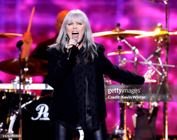 Pat Benatar performs onstage during the 2022 iHeartRadio Music Festival at T-Mobile Arena on September 23, 2022 in Las Vegas, Nevada.