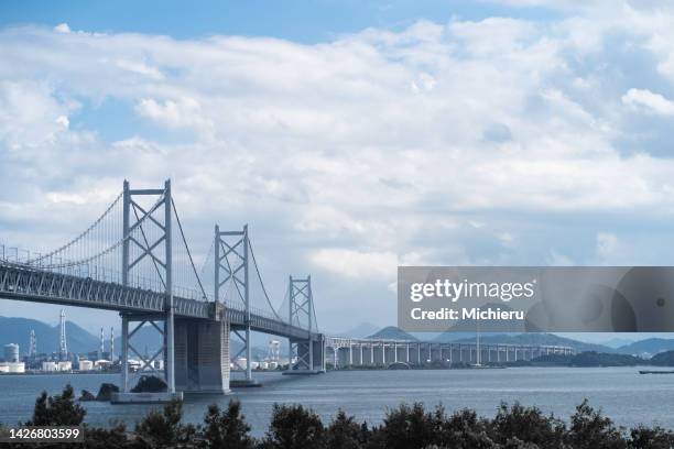 japan - visit okayama - bridge side view stock pictures, royalty-free photos & images