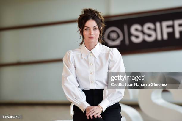 Ana de Armas attends "Blonde" photocall during 70th San Sebastian International Film Festival at Kursaal, San Sebastian on September 24, 2022 in San...