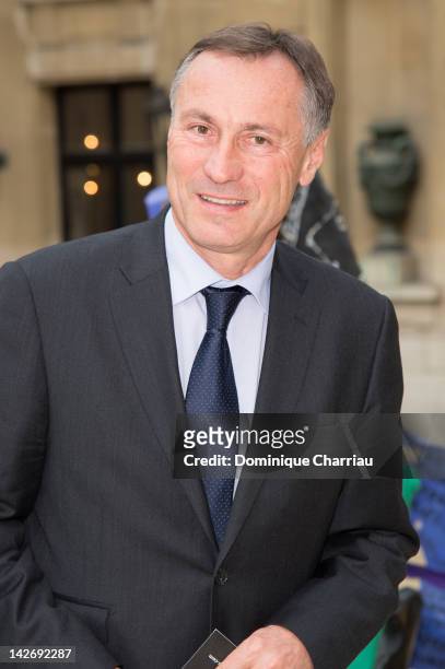 Jean-Marie Bockel attends the 'Fly To Bakou' Exhibition Launch at Hotel Salomon de Rothschild on April 11, 2012 in Paris, France.