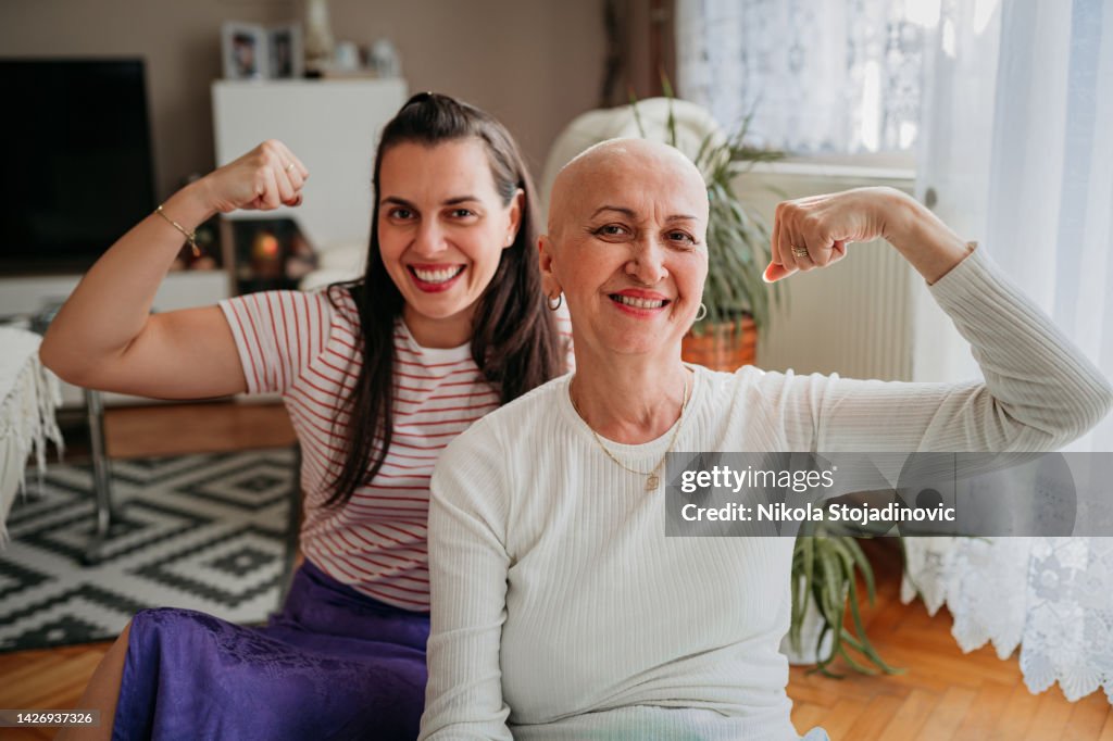Mother and daughter are fighting cancer