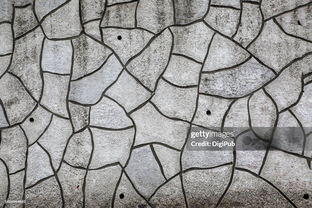 Cement retaining wall