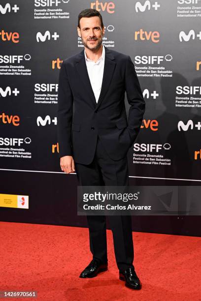 Daniel Grao attends "Marlowe" premiere during 70th San Sebastian International Film Festival at Kursaal, San Sebastian on September 24, 2022 in San...