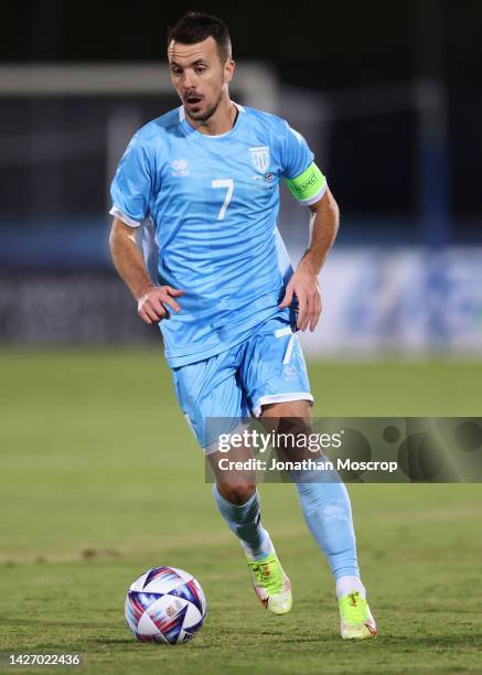Matteo Vitaioli of San Marino during the Friendly International match between San Marino and Seychelles at San Marino Stadium on September 21, 2022...