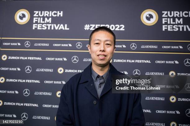 Kang Park attends the "Seire" photocall during the 18th Zurich Film Festival at Kino Corso on September 24, 2022 in Zurich, Switzerland.