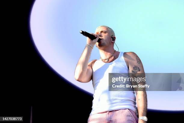 Lauv performs onstage during the Daytime Stage at the 2022 iHeartRadio Music Festival held at AREA15 on September 24, 2022 in Las Vegas, Nevada.