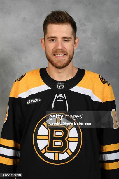 Greer of the Boston Bruins poses for his official headshot for the 2022-2023 season on September 22, 2022 at WGBH in Boston, Massachusetts.