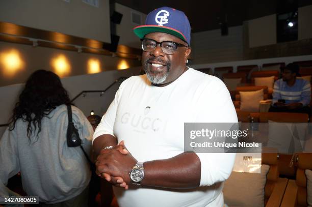 Cedric The Entertainer attends private premiere screening of Bounce original series "Finding Happy" at NeueHouse Hollywood on September 24, 2022 in...