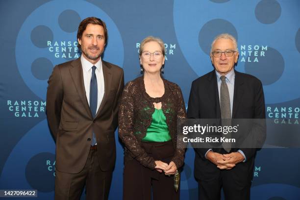 Luke Wilson, Meryl Streep, and Robert De Niro attend A Celebration of Film with Robert De Niro and Meryl Streep at The University of Texas at Austin...