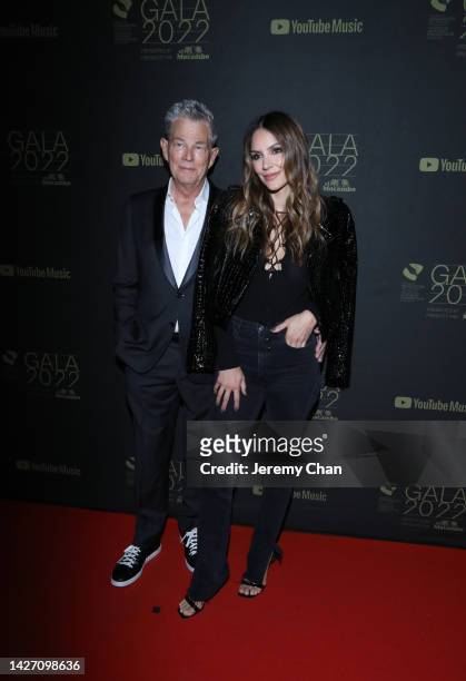 David Foster and Katharine McPhee attend the 2022 Canadian Songwriters Hall Of Fame Gala at Massey Hall on September 24, 2022 in Toronto, Ontario.