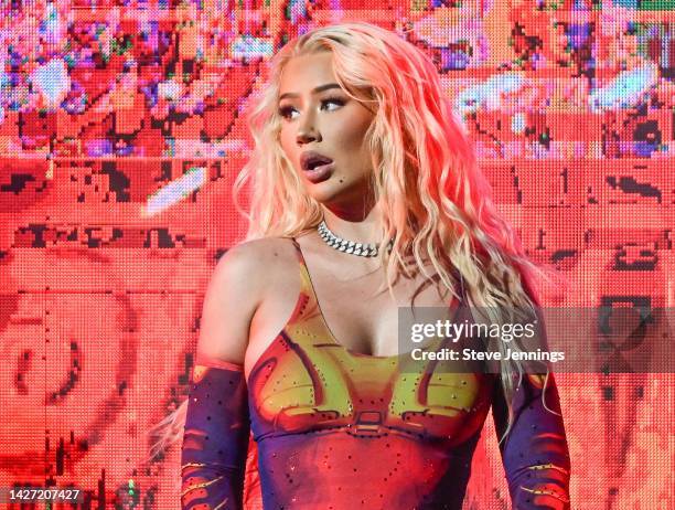 Iggy Azalea performs at SAP Center on September 24, 2022 in San Jose, California.