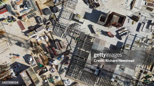 floor foundations - building foundations stockfoto's en -beelden