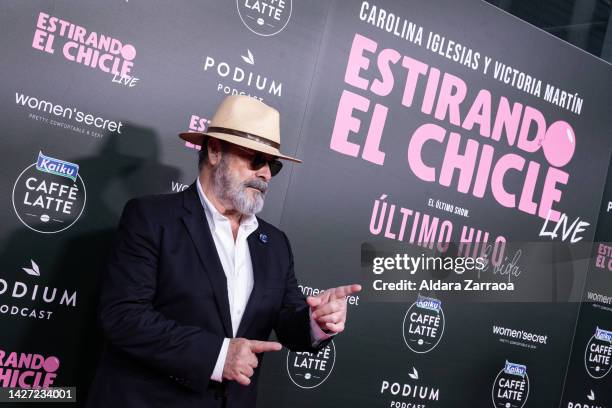 Actor Antonio Resines attends the "Estirando El Chicle" show at Wizink Center on September 23, 2022 in Madrid, Spain.