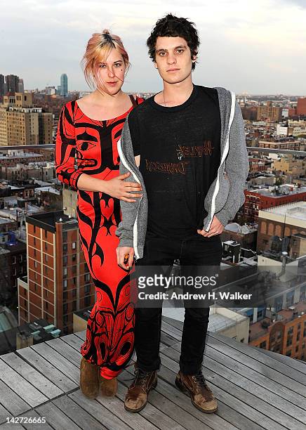 Scout LaRue Willis and Gus Wenner attend the BAM And Paddle8 Celebrate BAM's 150th Anniversary And BAMart Benefit Auctionat The Standard East Village...