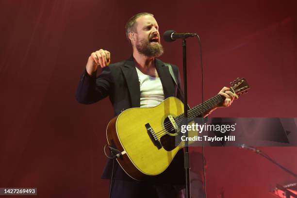 Father John Misty performs during the 2022 Sound on Sound Music Festival at Seaside Park on September 24, 2022 in Bridgeport, Connecticut.