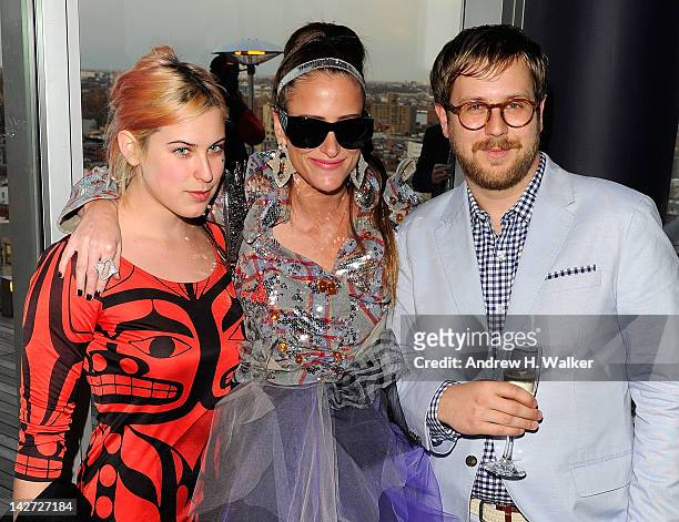 Scout LaRue Willis, Stacy Engman and David Harper attend the BAM And Paddle8 Celebrate BAM's 150th Anniversary And BAMart Benefit Auctionat The...