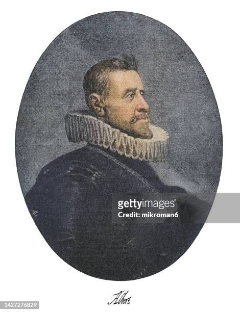 portrait of albert vii, archduke of austria - albert duke of austria stock pictures, royalty-free photos & images