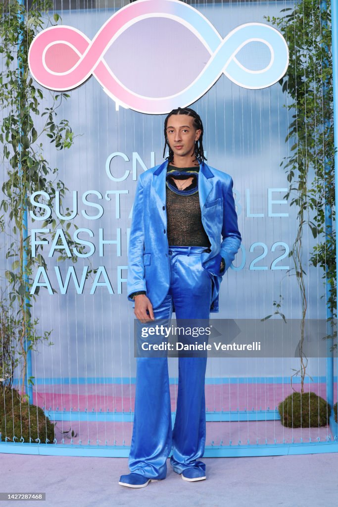Loria Saipan Ghali attends the CNMI Sustainable Fashion Awards 2022 pink carpet ...