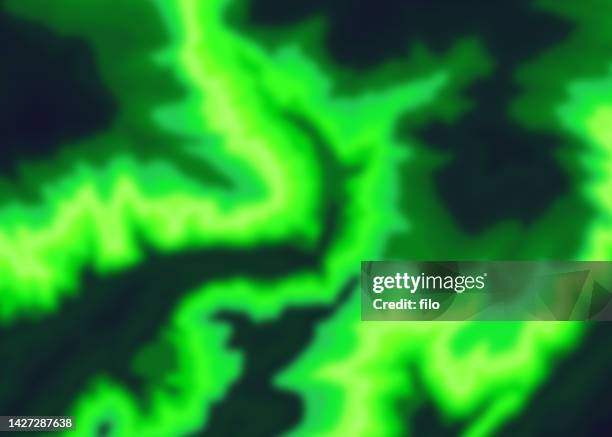 spooky green abstract glow background - static pattern stock illustrations