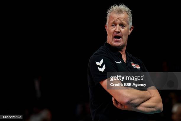 Coach Vital Heynen of Germany during the Pool C Phase 1 match between Germany and Bulgaria on Day 3 of the FIVB Volleyball Womens World Championship...