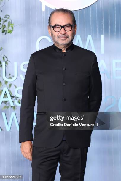 Remo Ruffini attends the CNMI Sustainable Fashion Awards 2022 pink carpet during the Milan Fashion Week Womenswear Spring/Summer 2023 on September...