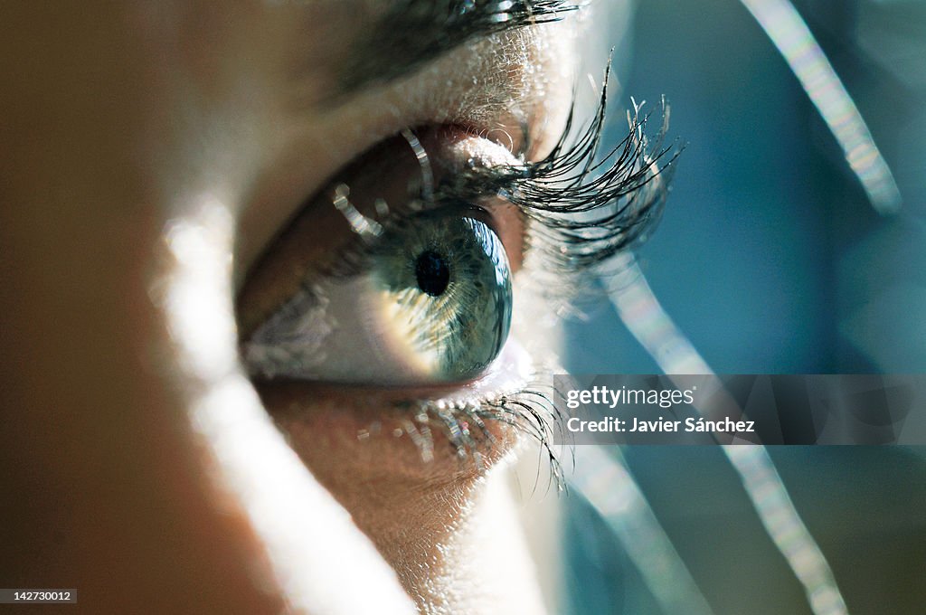 Close up of a woman eye